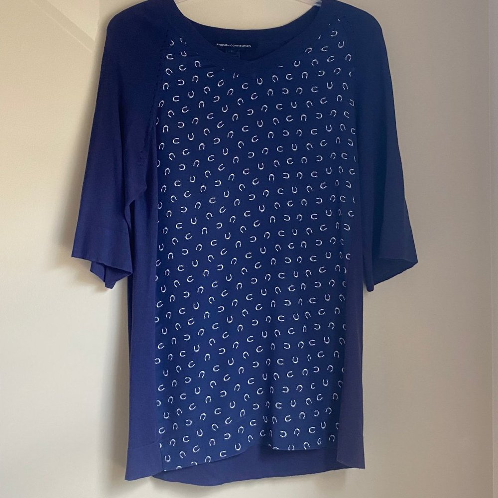 French Connection Horseshoe Tunic - Size Small